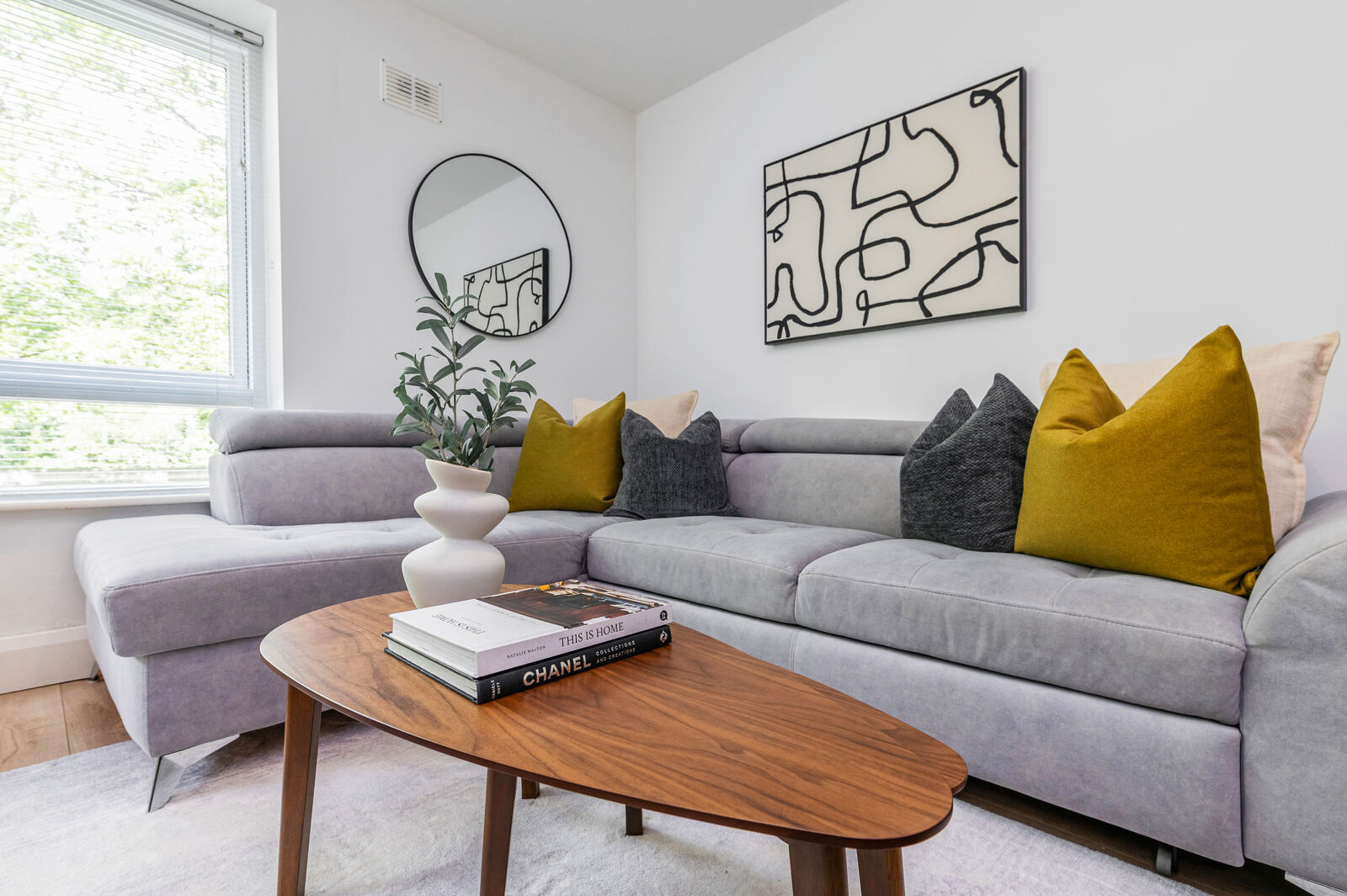 Illustrative EirStay apartment interior, not the Rathgar apartment