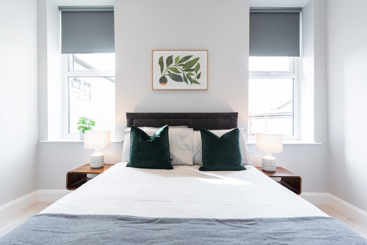 Apartment entrance in EirStay serviced apartment Camden Street Dublin 2