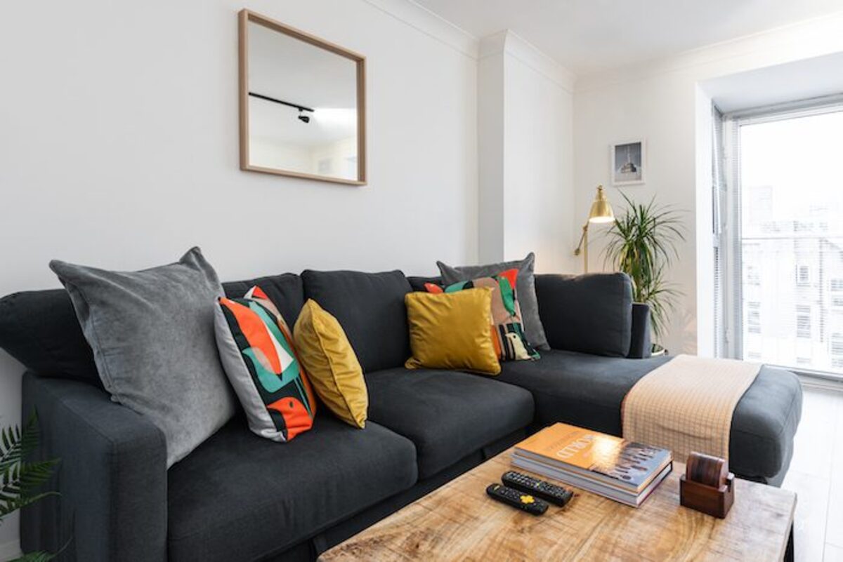 Fully equipped kitchen in EirStay Jervis corporate apartment Capel Street Dublin 1