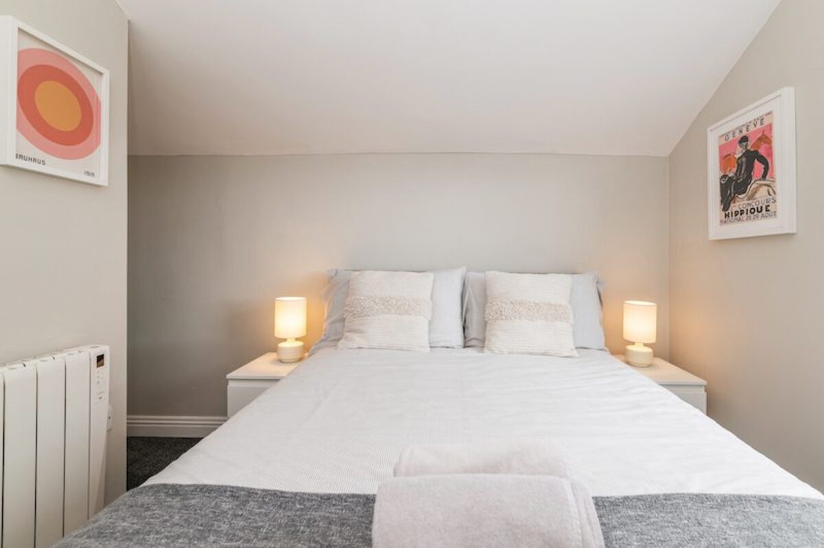 Lounge area in EirStay loft corporate accommodation Ranelagh Dublin 6