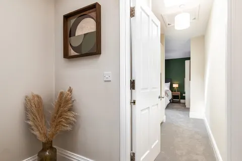 EirStay corporate apartment hallway and entrance Donnybrook Dublin 4