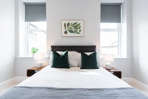 Apartment entrance in EirStay serviced apartment Camden Street Dublin 2